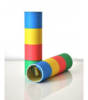 Stelle Filanti di Carta 20 rotoli assortiti in 4 colori