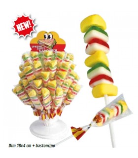 SPIEDINO gummy a forma di SANDWITCH gr.19 expo da 60 pz.
