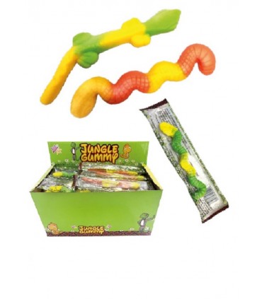 CARAMELLA GOMMOSA  JUNGLE GUMMY GUSTI ASSORTITI 13GR CONF. 48PZ