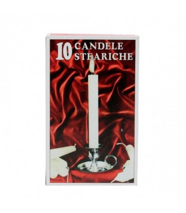 Candele Steariche  conf. da 10 pz.