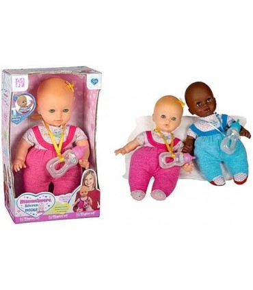 Bambola Mammamore PRIMI GIOCHI con Voce e Accessori cm. 30  Disponibile in 4 modelli