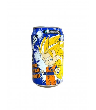 BEVANDA OCEAN BOMB DRAGON BALL SUPER SAIYAN 3 GOKU FRIZZANTE AL GUSTO DI UVA BIANCA LATTINA DA 330ML 1PZ