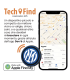 LOCALIZZATORE GPS TECH FIND CON LICENZA APPLE UFFICIALE  F.C. INTER CON GANCIO PORTACHIAVI