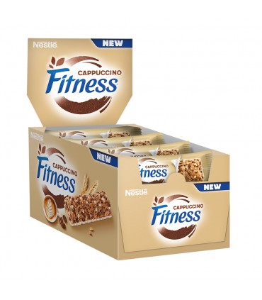 BARRETTA FITNESS NESTLE' CAPPUCCINO SENZA ZUCCHERI 23.5G. CONF. 24 PZ.