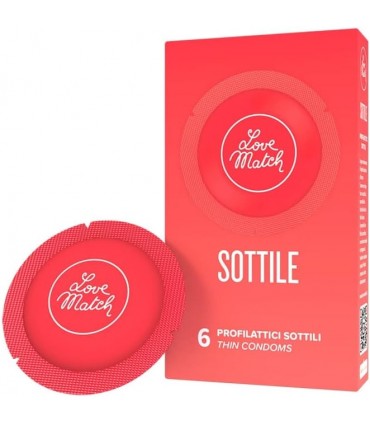 LOVE MATCH SOTTILE 6 PZ COMPATIBILE PER DISTRIBUTORI AUTOMATICI