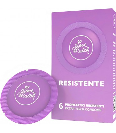 LOVE MATCH RESISTENTE 6 PZ COMPATIBILE PER DISTRIBUTORI AUTOMATICI