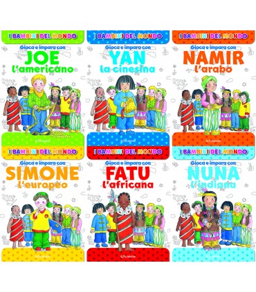 EDICART I BAMBINI DEL MONDO GIOCA E IMPARA CON LIBRICINI da 10 Pagine assortiti come da foto CONF. 3PZ