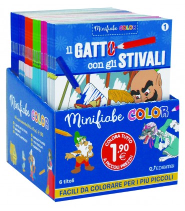 EDICART MINIFIABE COLOR GIOCA E IMPARA CON LIBRICINI da 10 Pagine assortiti come da foto CONF. 3PZ