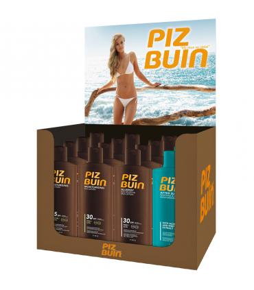 EXPO DA BANCO SOLARI PIZ BUIN DA 24 PZ. ASSORTITI IN PRENOTAZIONE FINO AL 15 APRILE