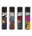 Accendino Clipper LARGE ANIME SOUL conf. 48 pz. assortito con 4 grafiche