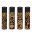 Accendino Clipper LARGE THE REAPER conf. 48 pz. assortito con 4 grafiche