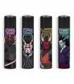 Accendino Clipper DARK SAMURAIS conf. 48 pz. assortiti con 4 grafiche