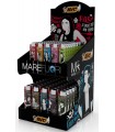 ACCENDINI BIC DECORATI "MARE FUORI" EXPO PRECARICATO CON 100 ACCENDINI( 50 BIC MINI- 50 BIC MAXI)