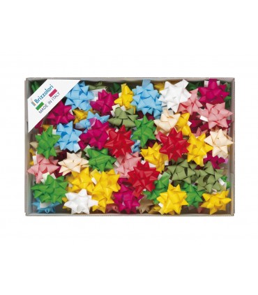 Coccarde in carta  mm.14  conf. da 100 pz. colori assortiti pastello 