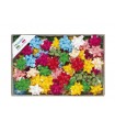 Coccarde in carta brizzolari mm.14  conf. da 100 pz. colori assortiti pastello