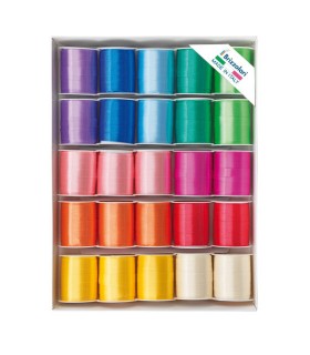 Rocchetti pastello brizzolari 10mt H.1 cm CONF. 25 PZ. COLORI ASSORTITI