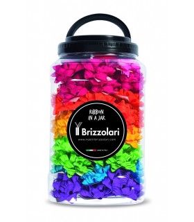 Coccarde Pastello Brizzolari Diametro 65 mm Barattolo 70 pz. colori pastello