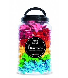 Coccarde Lucide Brizzolari Diametro 6S mm Barattolo 70 pz. colori pastello