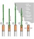 PALLINE AROMATIZZATE  PEACH AROMA KING PER FILTRO ASTUCCIO DA 100 PALLINE CONF. 5 PZ.
