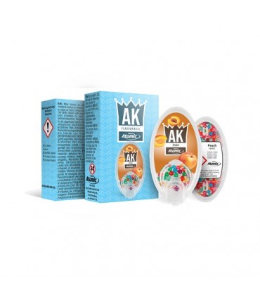 PALLINE AROMATIZZATE  PEACH AROMA KING PER FILTRO ASTUCCIO DA 100 PALLINE CONF. 5 PZ.