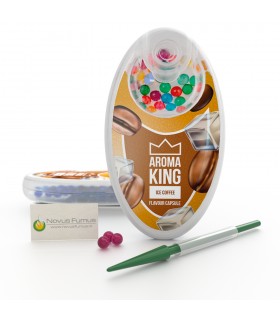 PALLINE AROMATIZZATE ICE COFFEE AROMA KING PER FILTRO ASTUCCIO DA 100 PALLINE CONF. 5 PZ.