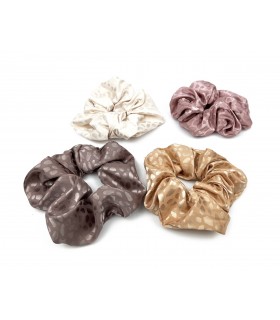 Elastici Fermacoda per Capelli Le Kikke MACULATO Diam. 7 spessore 2 cm COLORI ASSORTITI  conf. 12 pz.