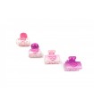 Pinza per Capelli Le Kikke GLITTERATE 3cm conf. 24 pz. assortito con 2 modelli come da foto