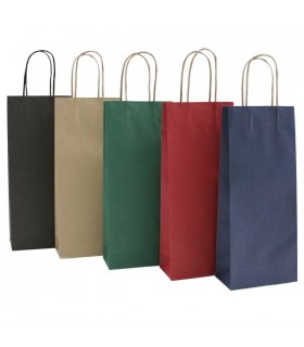 Buste Portabottiglie colori ass.   Conf. da 25 pz.