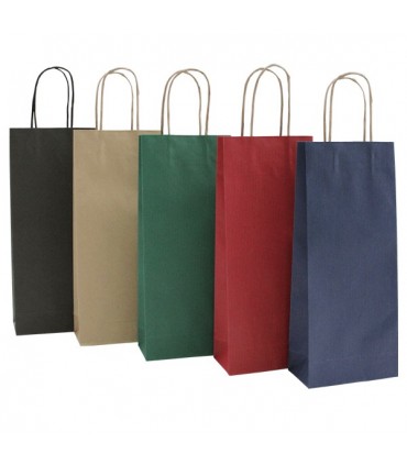 Buste Portabottiglie colori ass.   Conf. da 25 pz.