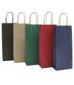 Buste in carta Portabottiglie colori Conf. da 25 pz. assortite