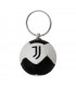 PORTACHIAVI IN SIMILPELLE A FORMA DI PALLONE IMBOTTITO F.C. JUVENTUS