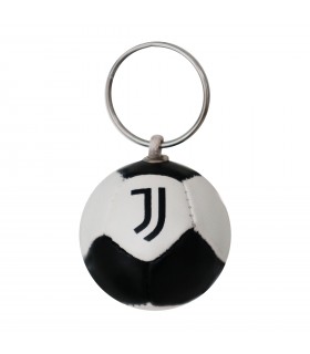 PORTACHIAVI IN SIMILPELLE A FORMA DI PALLONE IMBOTTITO F.C. JUVENTUS