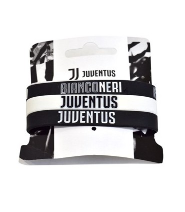 Tris Braccialetti in Silicone Juventus