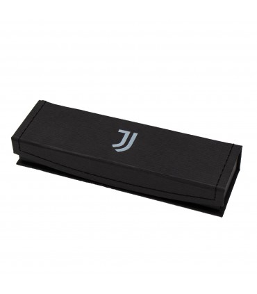 Penna in Ottone con Fusto Laccato Nero F.C. JUVENTUS CONFEZIONATA IN SCATOLA DA REGALO