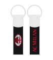 Portachiavi in metallo e gomma A.C. Milan