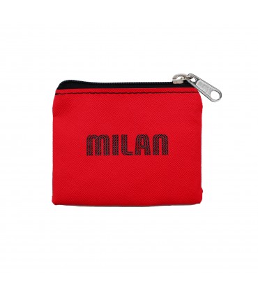PORTAMONETE IN ECOPELLE A.C. MILAN