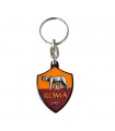 Portachiavi in metallo smaltato A MANO A.S. Roma