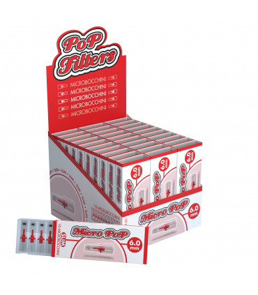 Microbocchini POP FILTERS SLIM 6mm. conf. da 30 pz.