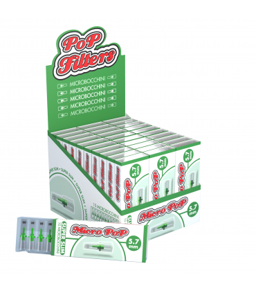 Microbocchini POP FILTERS SUPER SLIM 5.7mm. conf. da 30 pz.