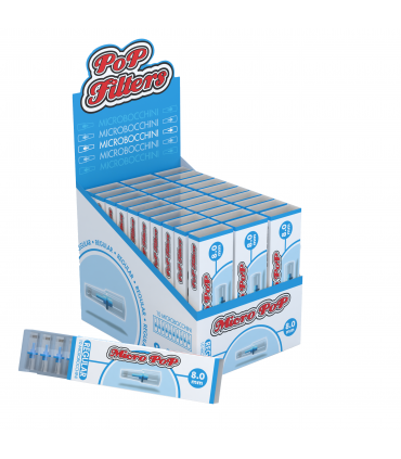 Microbocchini POP FILTERS REGULAR 8mm. conf. da 30 pz.