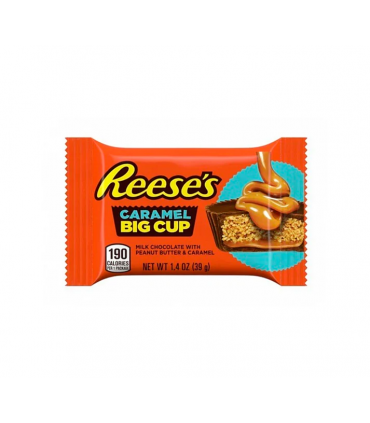 Reese's Big Cup Caramel cioccolato, burro d’arachidi e caramello CONF.16 PZ X 79GR SCADENZA 06/2025