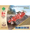 Puzzle 3D 87 PEZZI FORMULA 1 PRETAGLIATO IN LEGNO FACILE DA MONTARE SENZA COLLA CON DESIGN ACCATTIVANTE