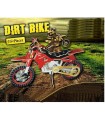 Puzzle 3D 58 PEZZI MOTOCROSS  PRETAGLIATO IN LEGNO FACILE DA MONTARE SENZA COLLA CON DESIGN ACCATTIVANTE