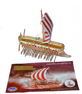 Puzzle 3D 83 pezzi in Legno Navi Antiche