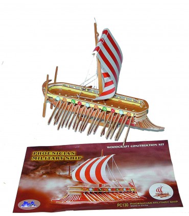 Puzzle 3D 83 pezzi in Legno Navi Antiche