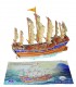 Puzzle 3D 83 pezzi in Legno Navi Antiche