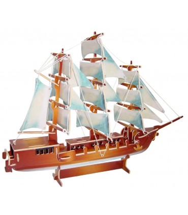 Puzzle 3D 83 pezzi in Legno Navi Antiche