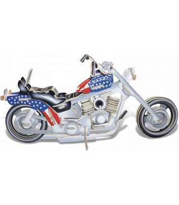 Puzzle 3D MOTORCYCLE HD 97 PEZZI PRETAGLIATO IN LEGNO FACILE DA MONTARE SENZA COLLA CON DESIGN ACCATTIVANTE
