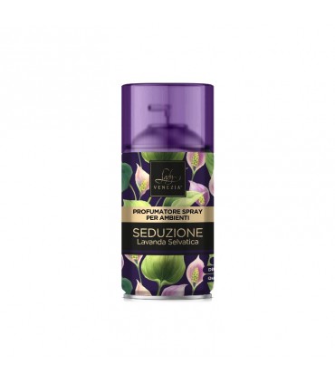 PROFUMATORE PER AMBIENTE Air Deo Spray LADY VENEZIA SEDUZIONE Profumo LAVANDA SELVATICA DA 250ml