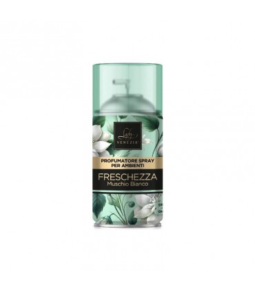 PROFUMATORE PER AMBIENTE Air Deo Spray LADY VENEZIA FRESCHEZZA PROFUMO MUSCHIO BIANCO DA 250ml